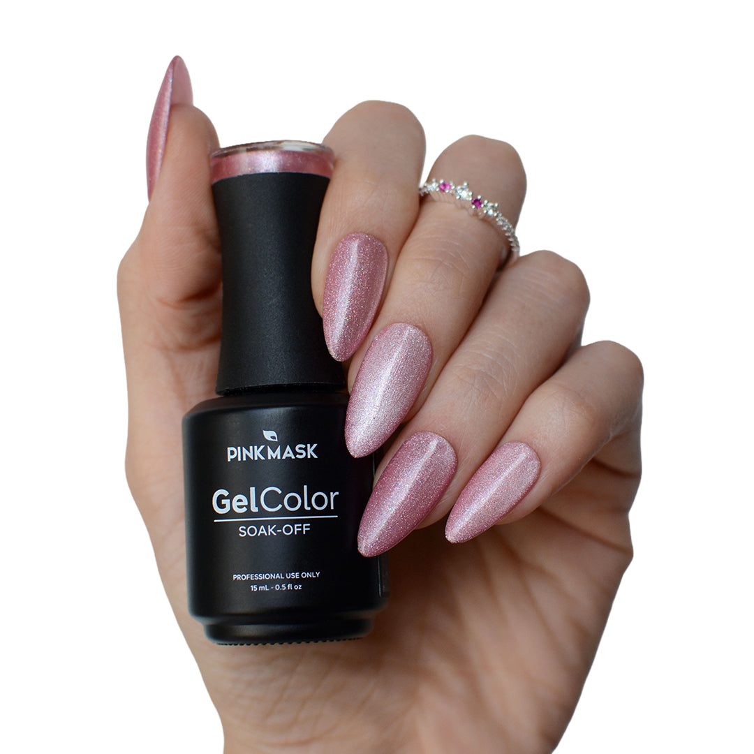 Gel Color - Blush Aura - Col. Pastel Cat Eye
