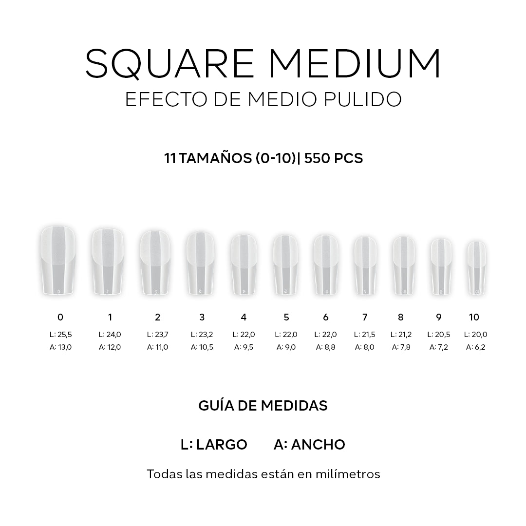 Easy Tip - Square Medium - Size 1 Refill
