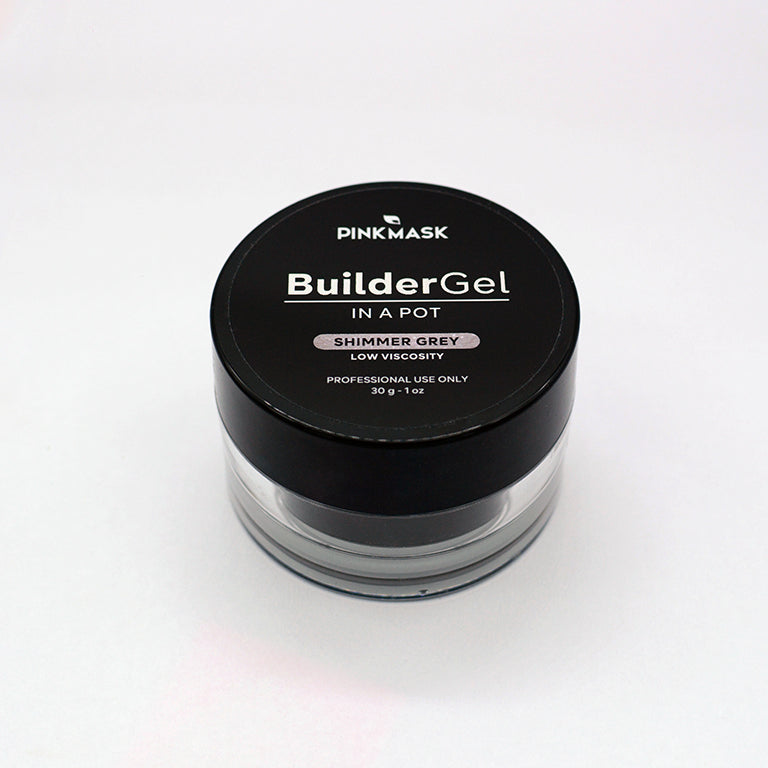 Builder Gel in a Pot - Shimmer Grey