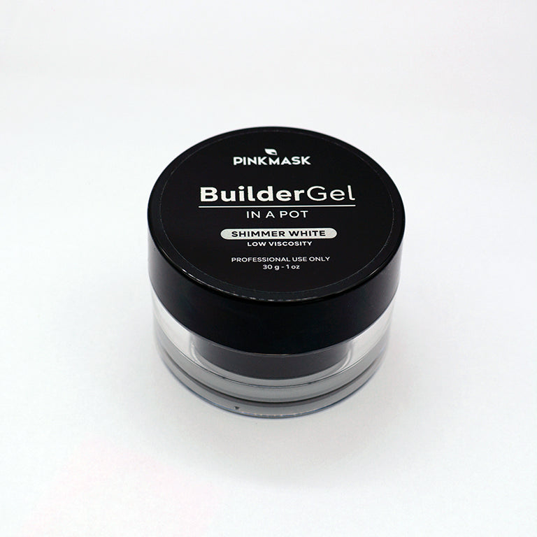 Builder Gel in a Pot - Shimmer White