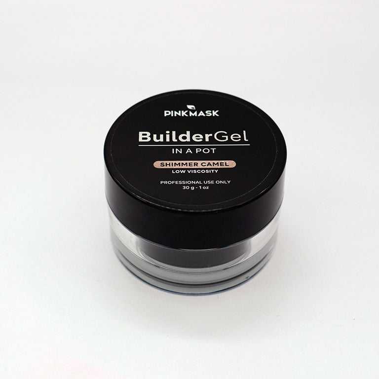 Builder Gel in a Pot - Shimmer Camel