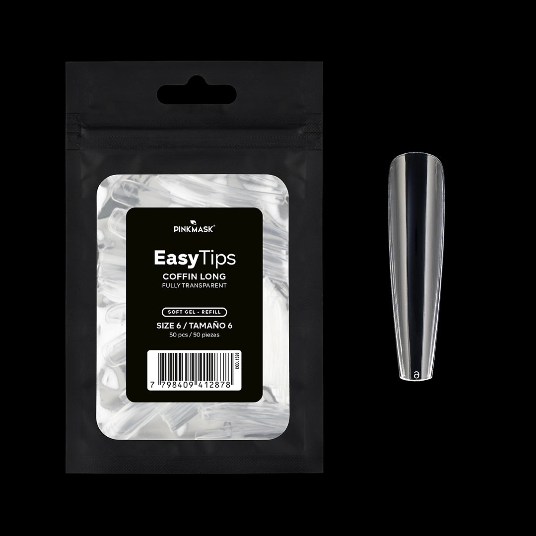 Easy Tip - Coffin Long - Size 6 Refill