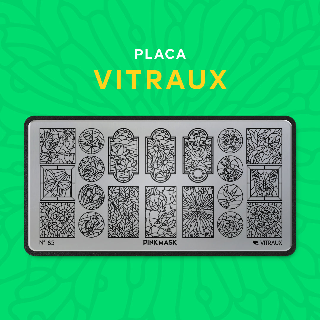 Placa de Stamping Vitraux #85
