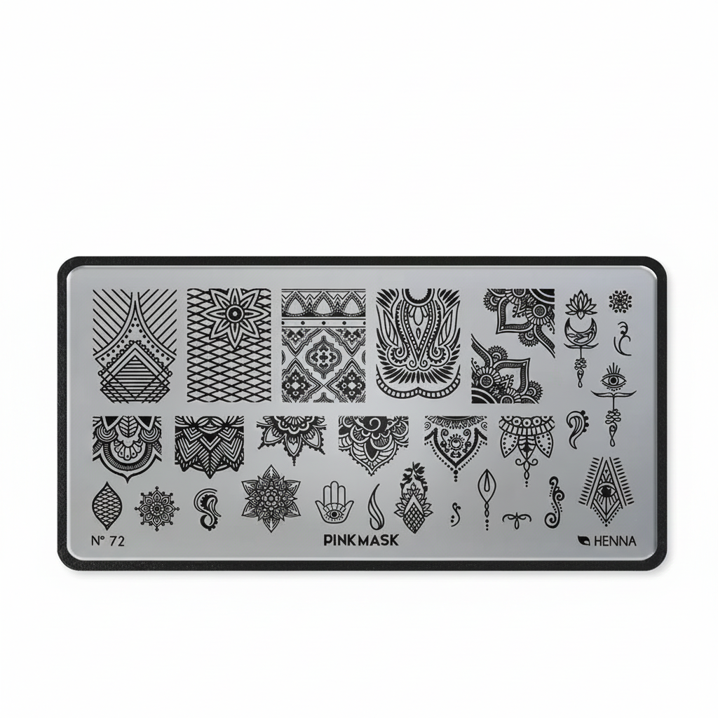 Placa de Stamping Henna #72