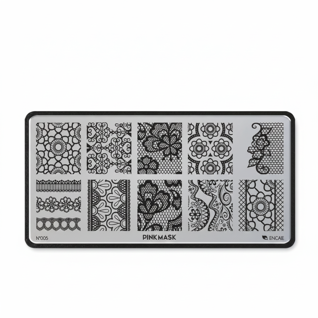 Placa de Stamping Encaje #5