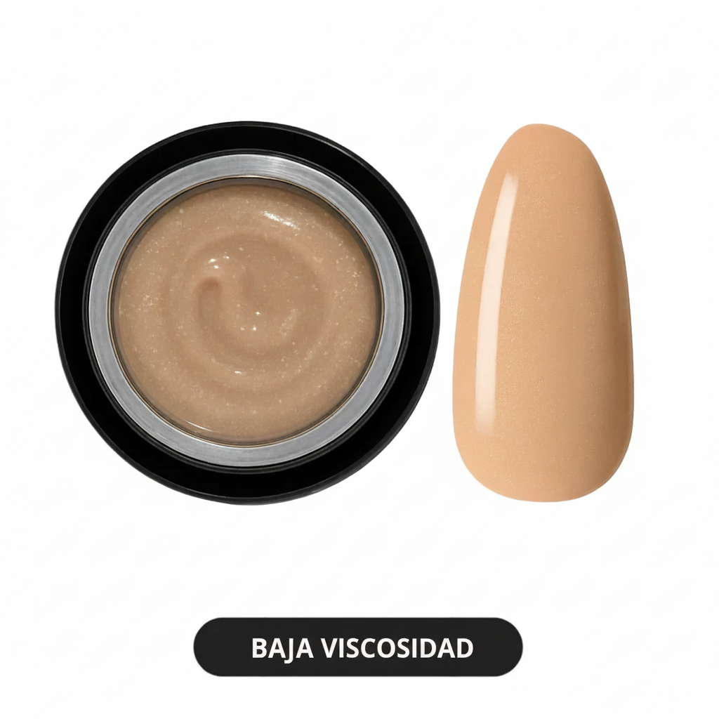 Builder Gel in a Pot - Shimmer Camel