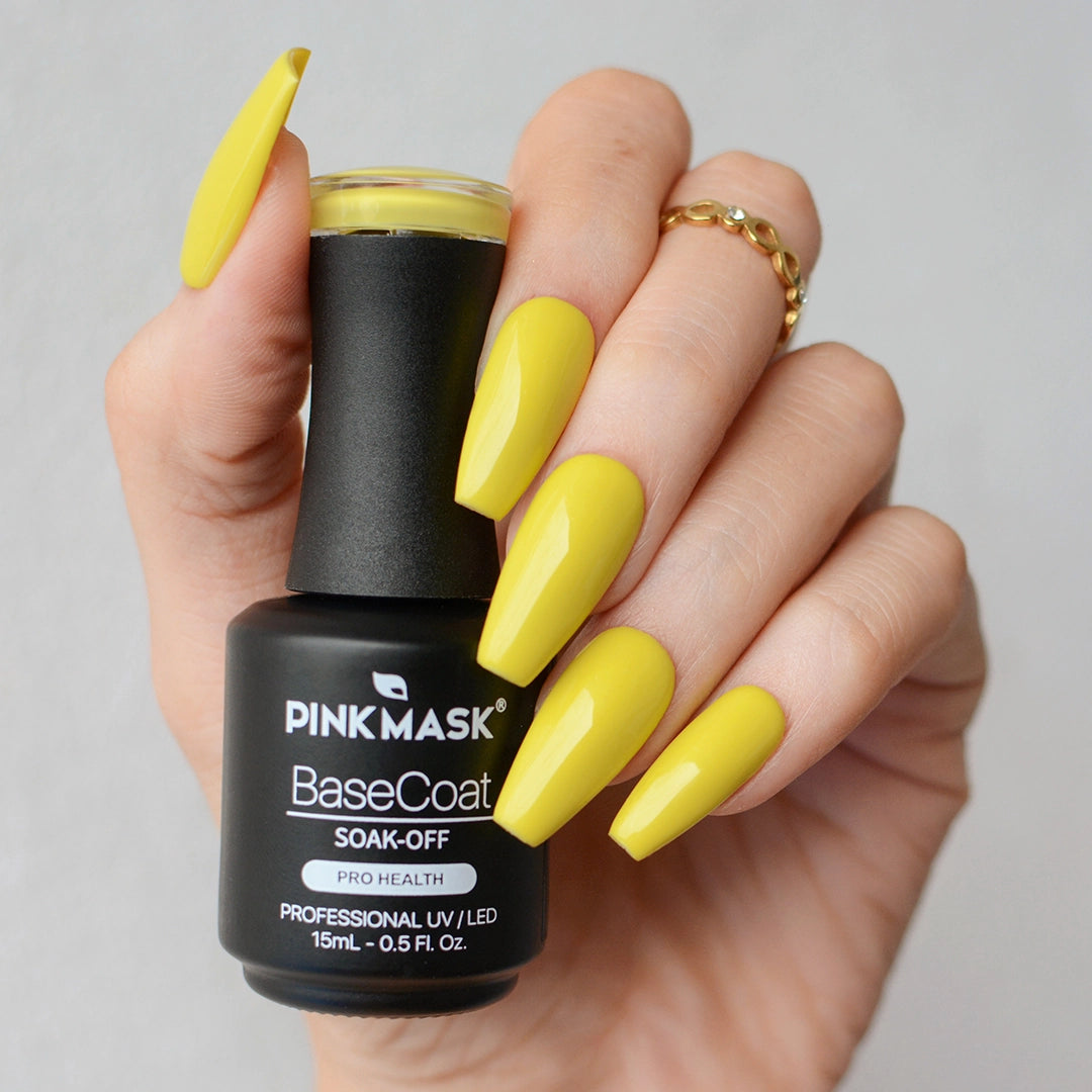 Gel Color - Color Base Coat 2 en 1 - Real Yellow