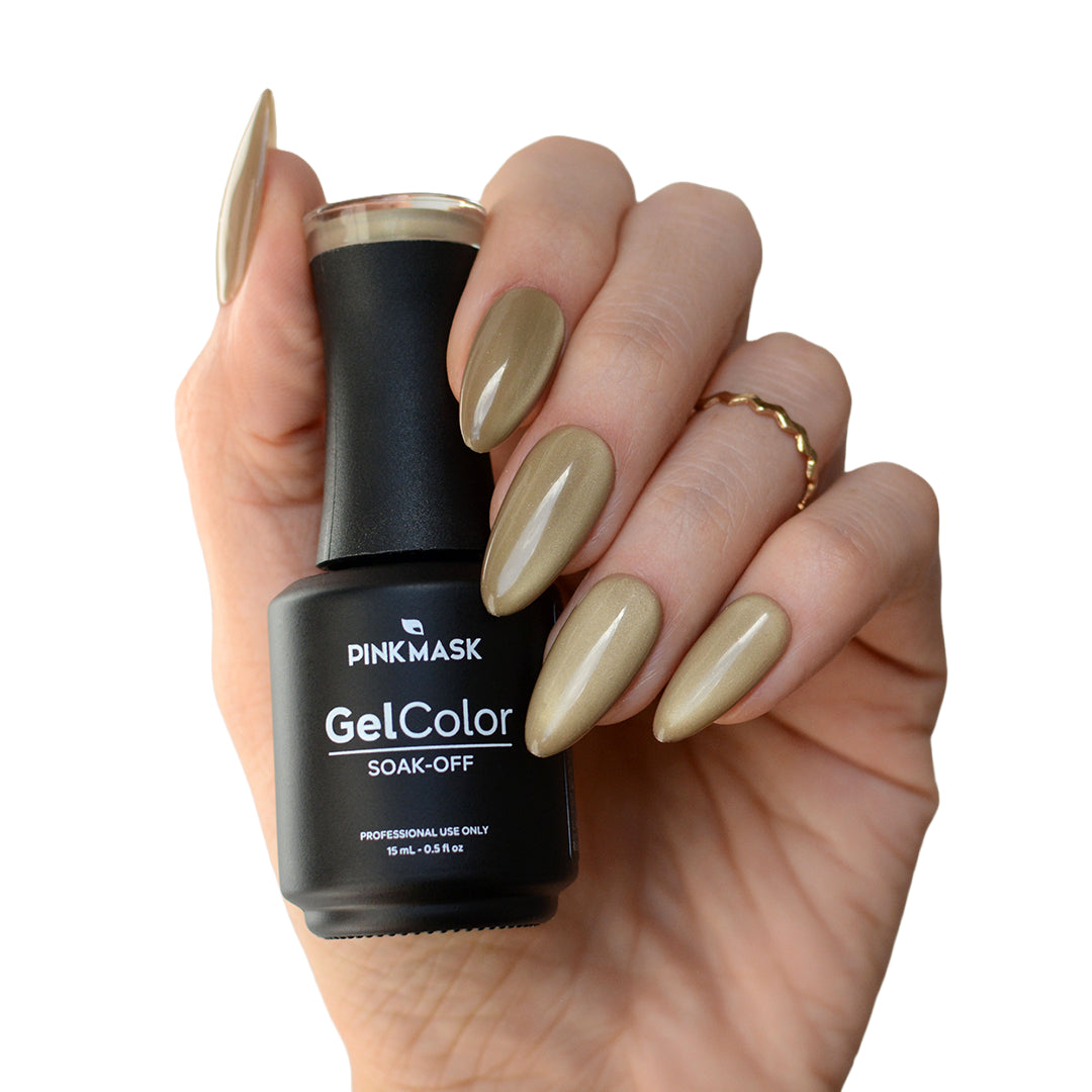 Gel Color - Golden Halo - Col. Crystal Nude Cat Eye