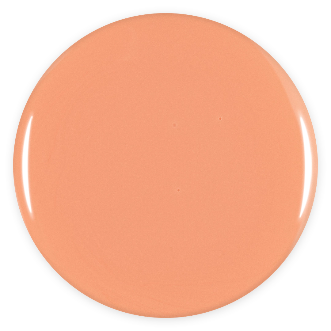 Gel Color - Rubber Base Coat - Soft Tangerine