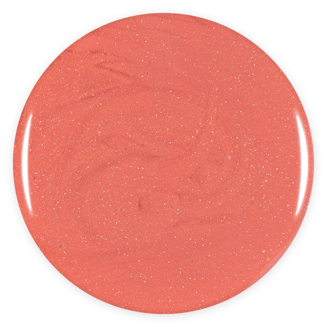 Gel Color - Rubber Base Coat - Sparkly Crush