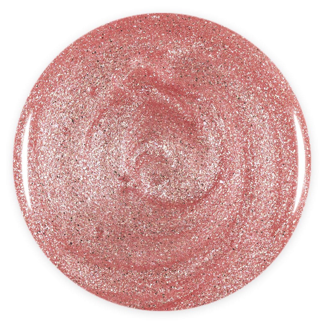 Gel Color - Rubber Base Coat - Sparkly Charm