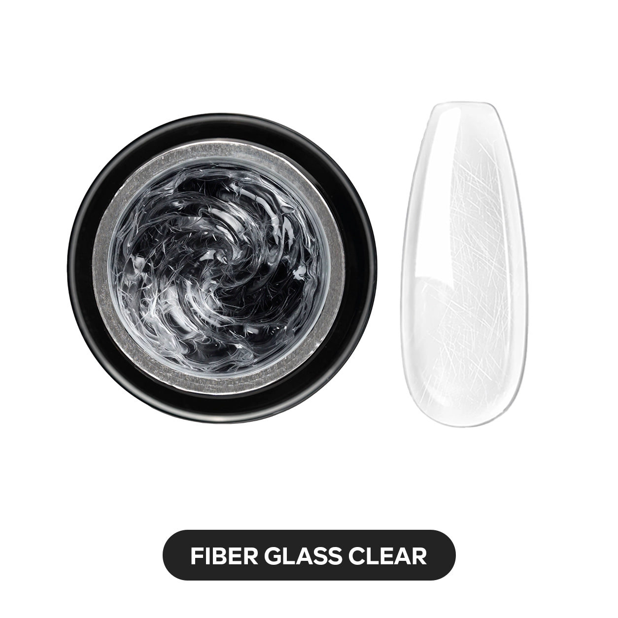 Fiber Glass in a Pot - Clear