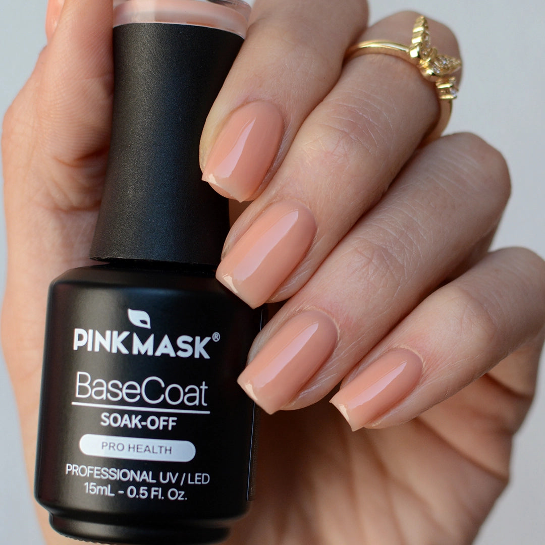 Gel Color - Rubber Base Coat - Soft Tangerine