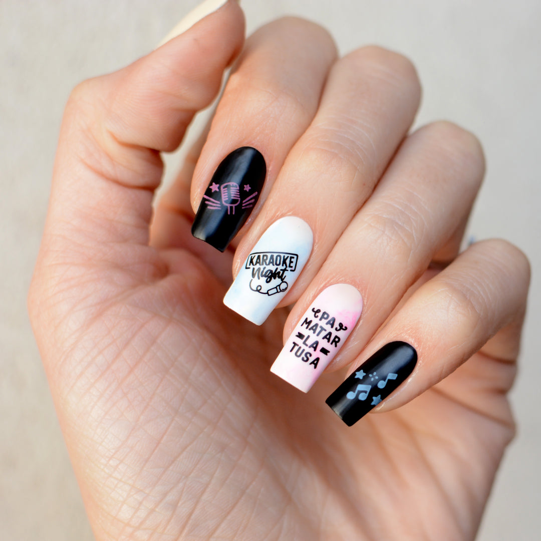 Placa de Stamping Karaoke #65