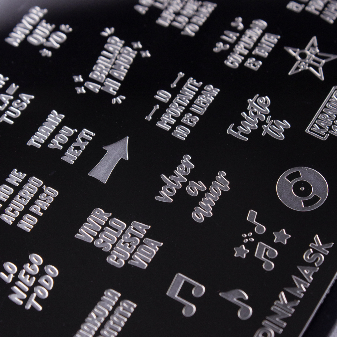 Placa de Stamping Karaoke #65