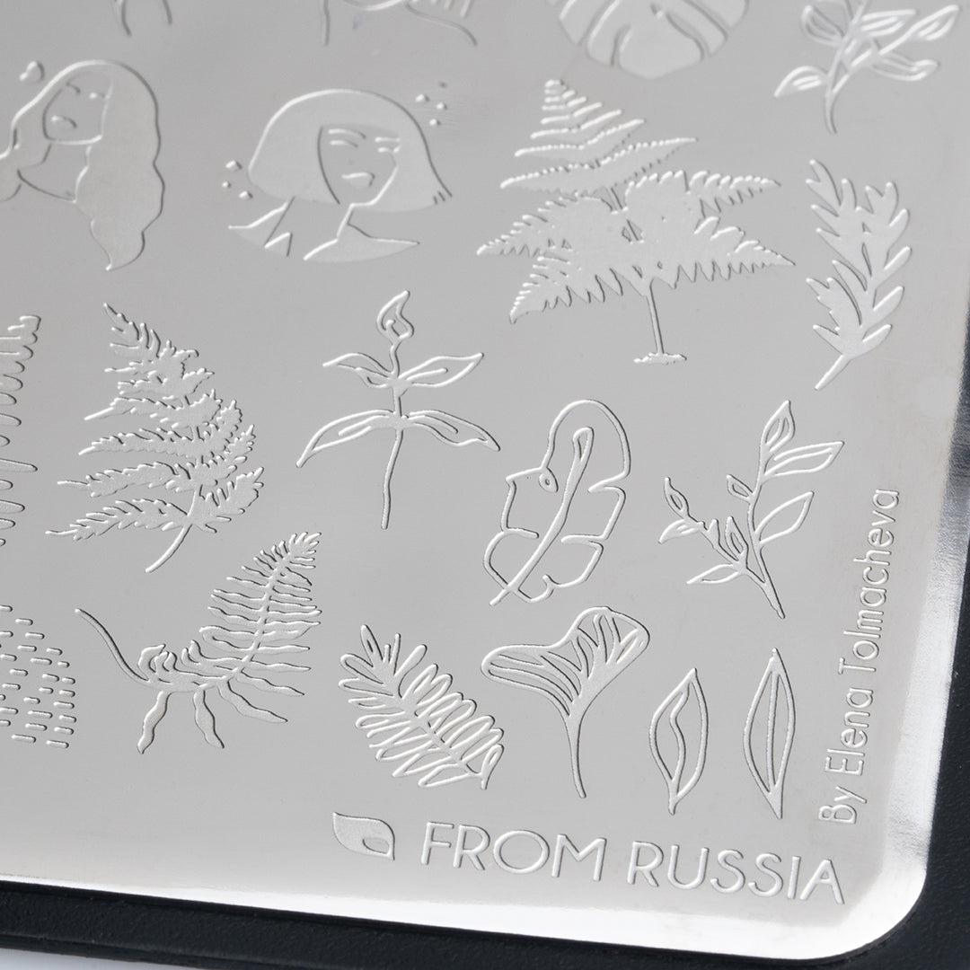 Placa de Stamping From Russia by Elena #77