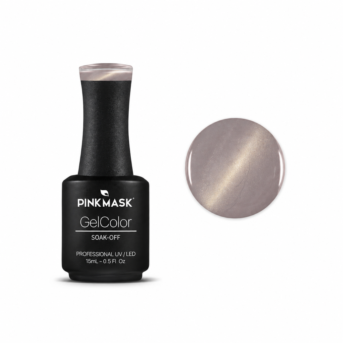 Gel Color - Crystal Mauve - Col. Crystal Nude Cat Eye