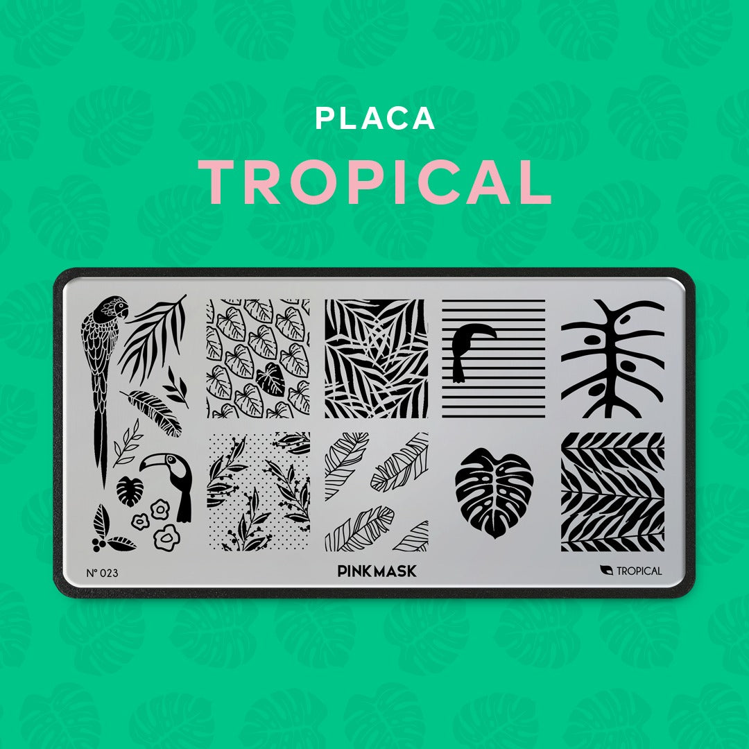 Placa de Stamping Tropical #23