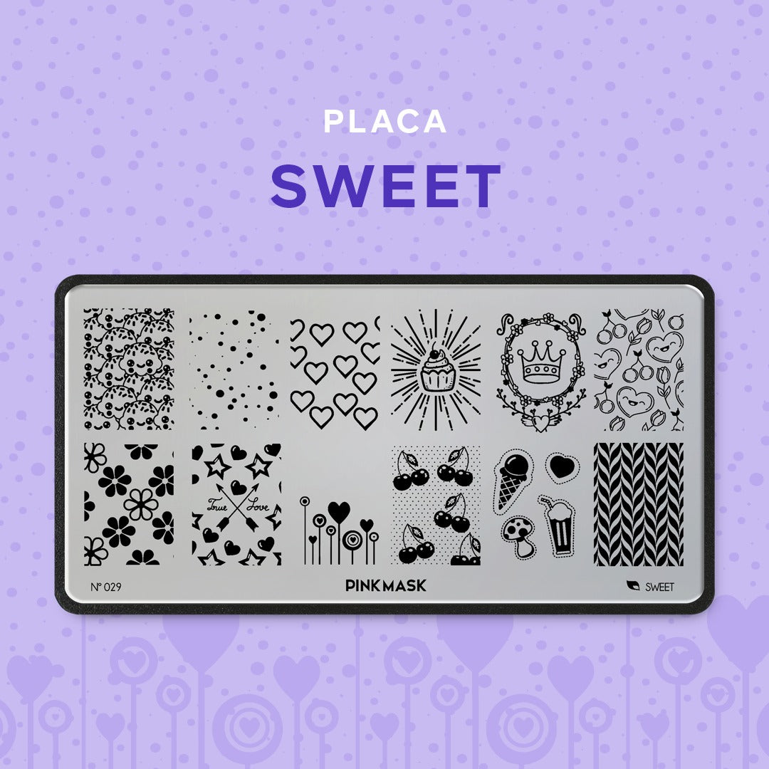 Placa de Stamping Sweet #29