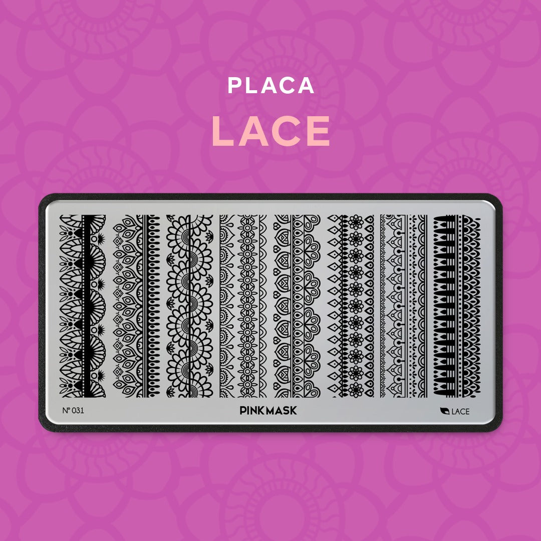 Placa de Stamping Lace #31