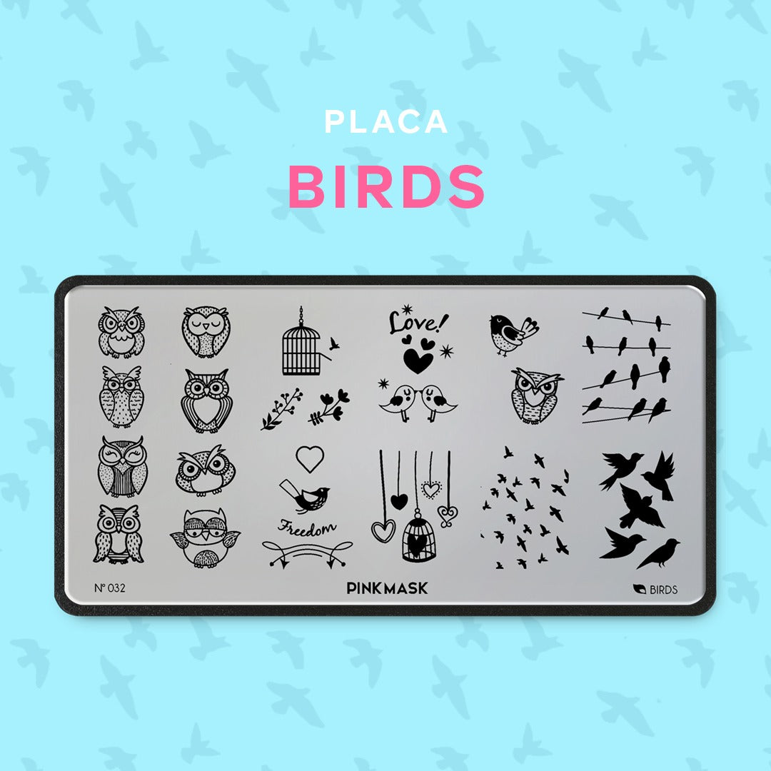Placa de Stamping Birds #32