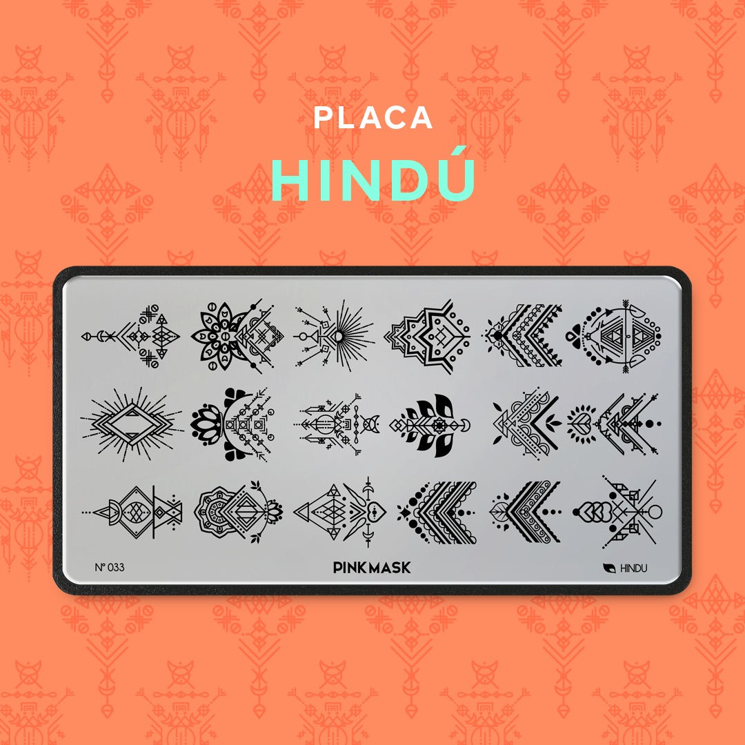 Placa de Stamping Hindu #33