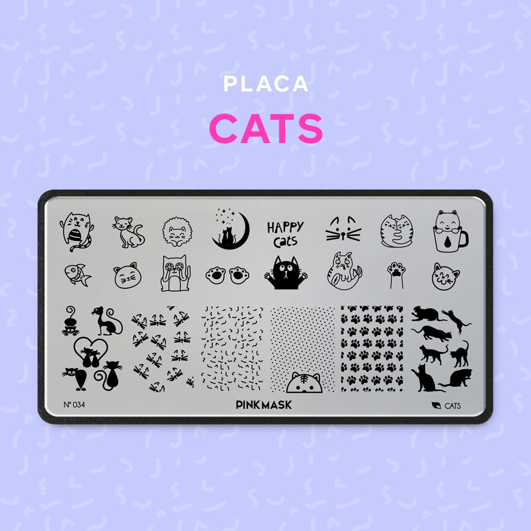 Placa de Stamping Cats #34