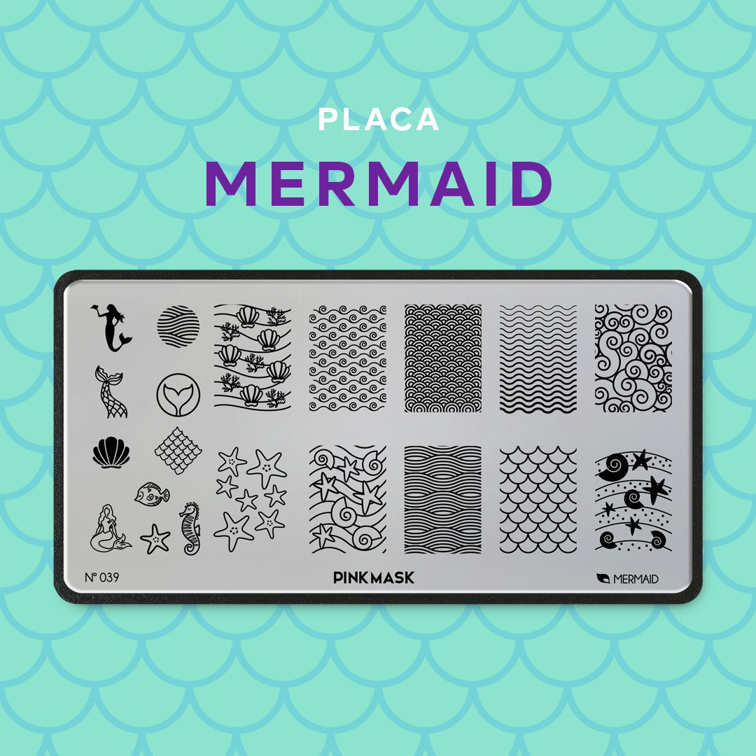 Placa de Stamping Mermaid #39