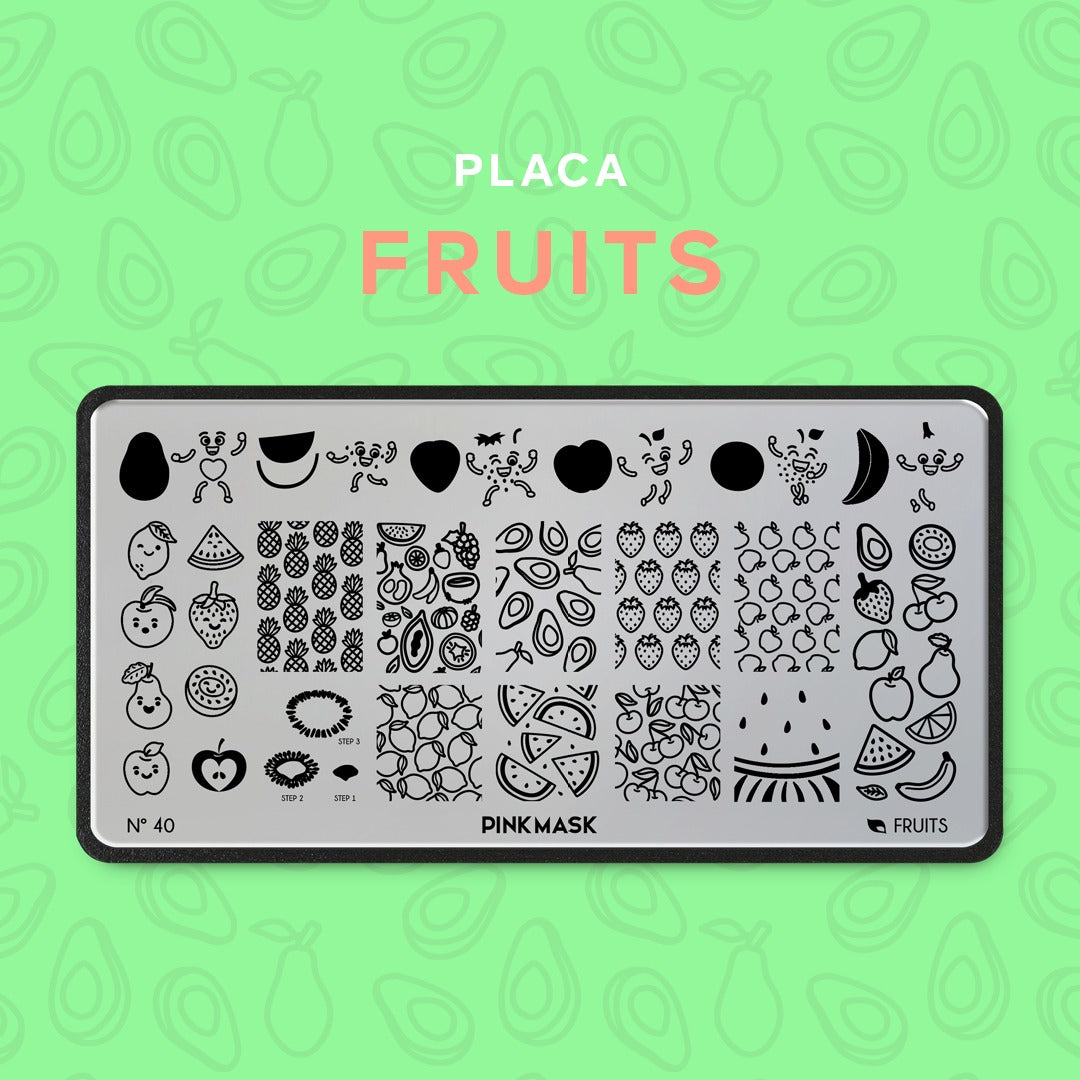 Placa de Stamping Fruits #40