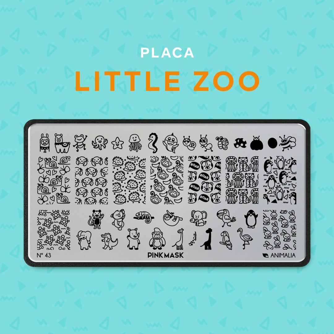 Placa de Stamping Little Zoo #43
