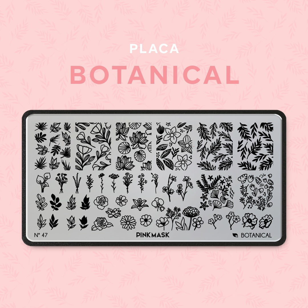 Placa de Stamping Botanical #47