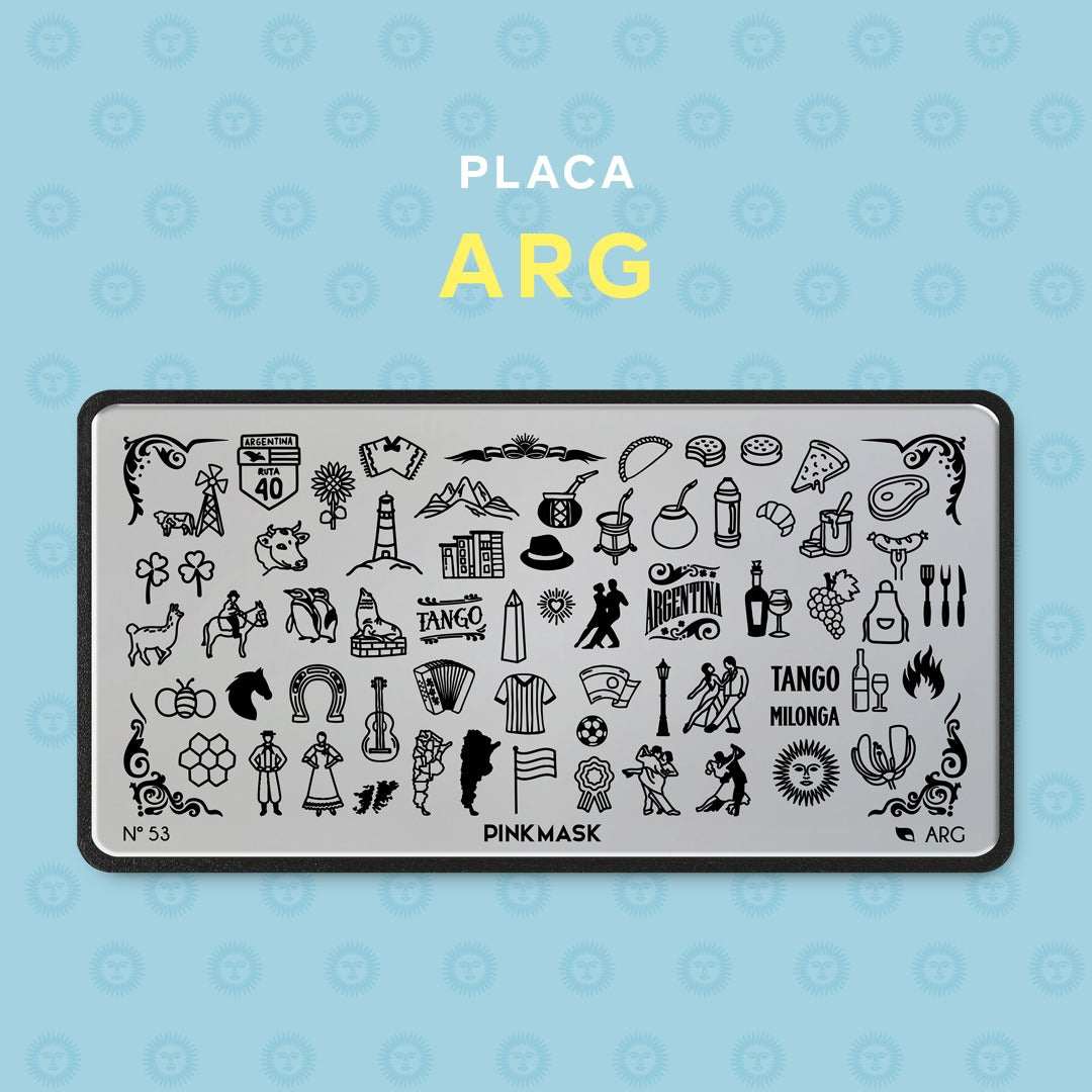 Placa de Stamping Argentina #53