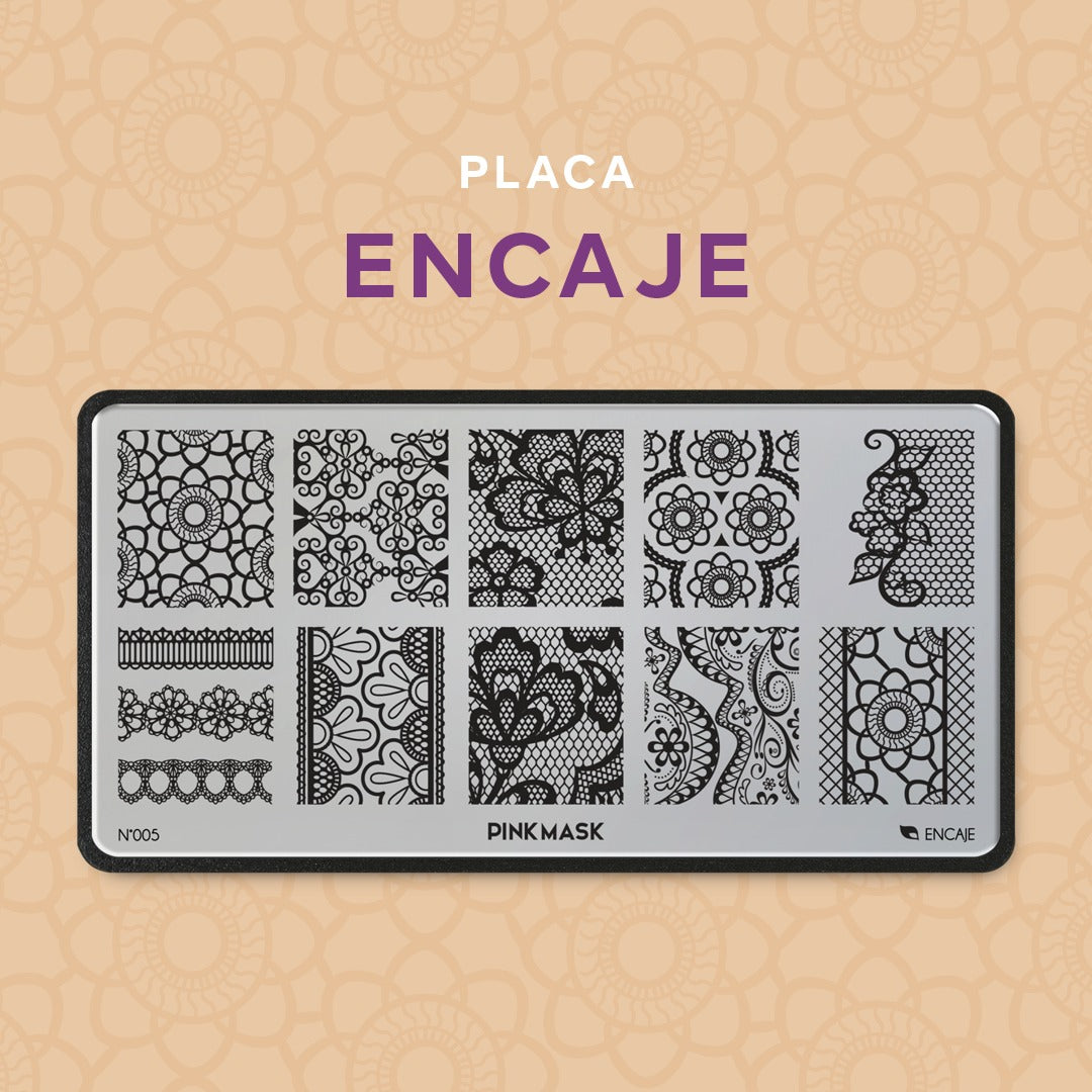 Placa de Stamping Encaje #5