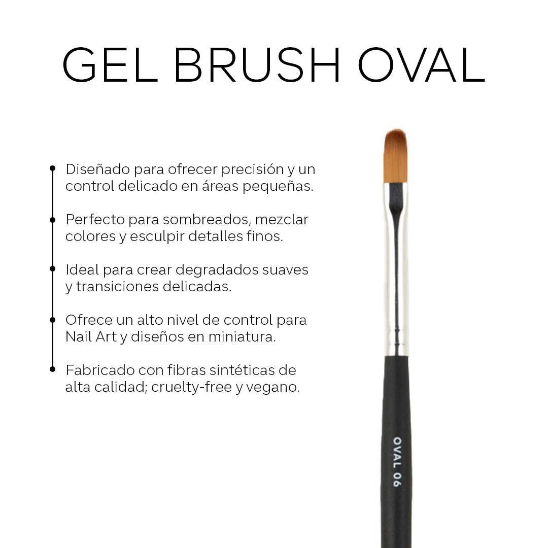 Gel Brush Oval 06