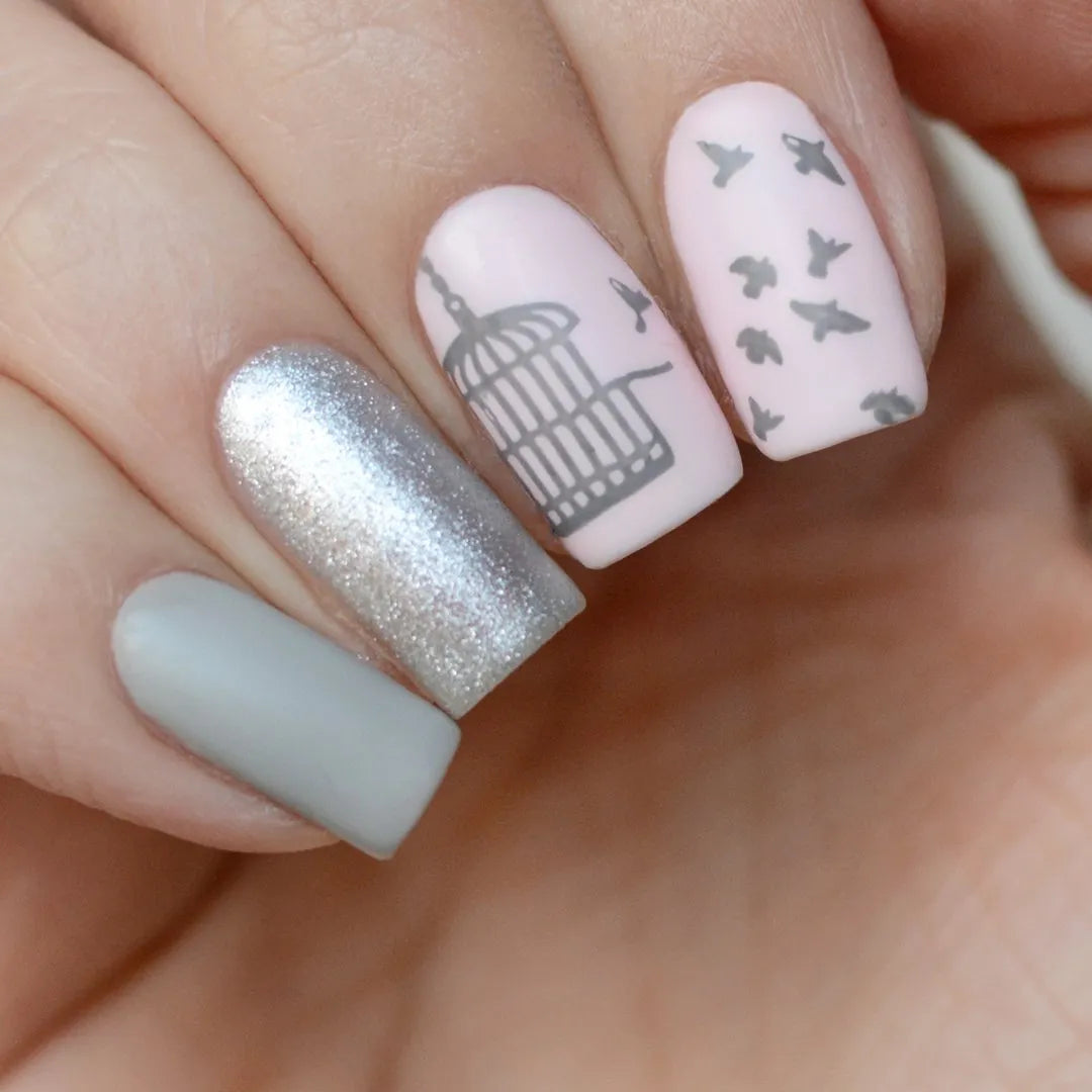 Placa de Stamping Birds #32