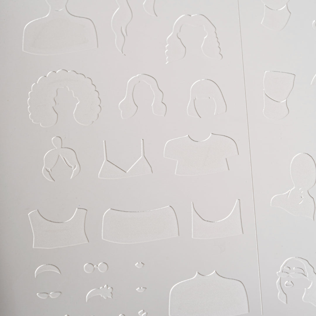 Placa de Stamping Pretty Woman #83