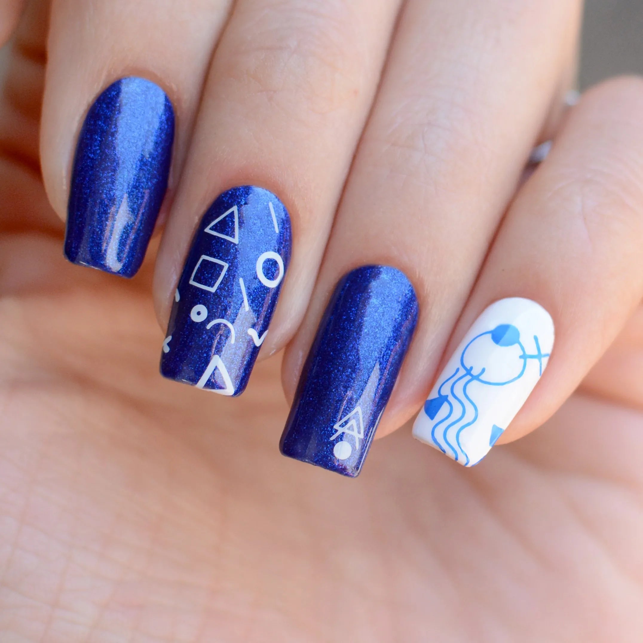 Placa de Stamping Geometric #6