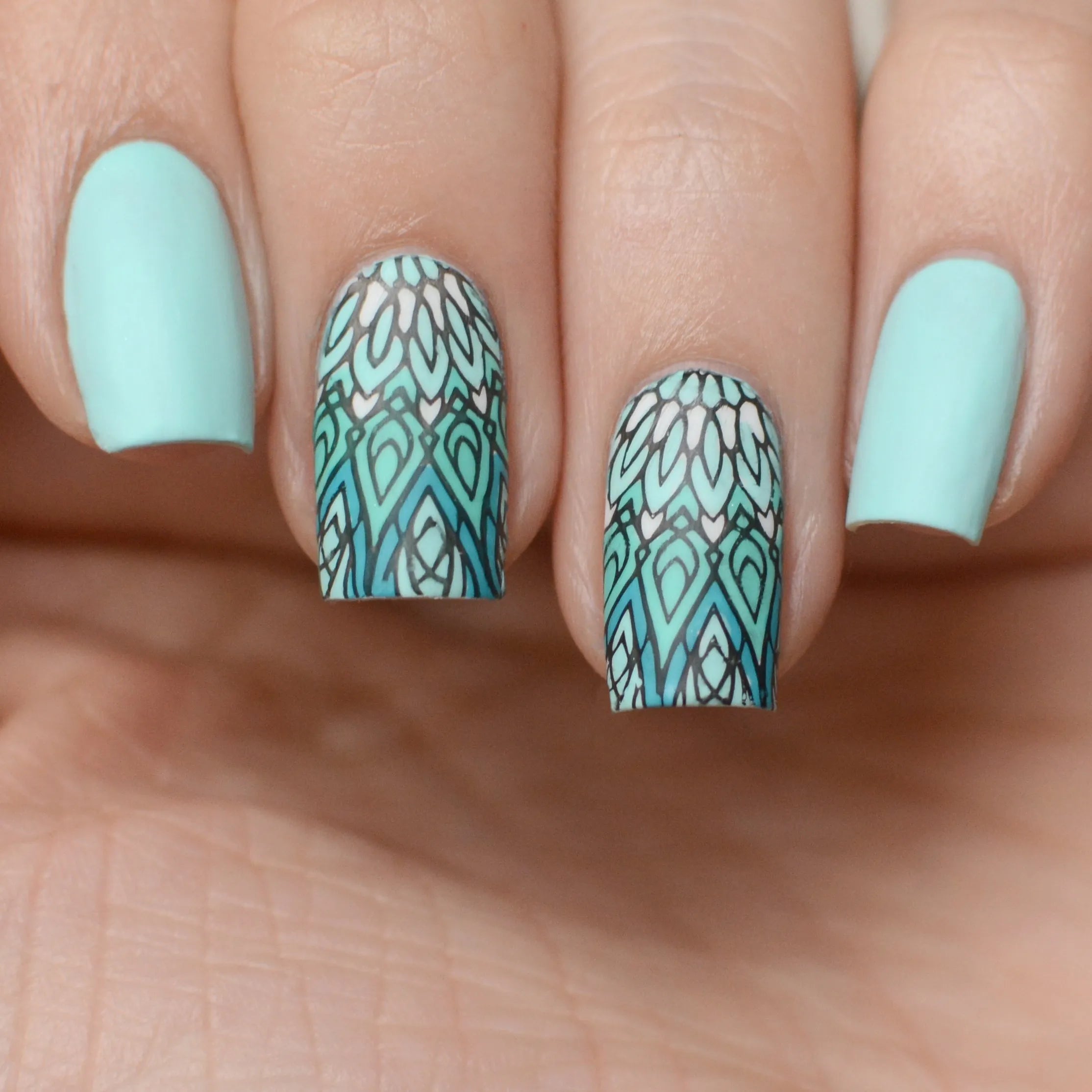 Placa de Stamping Mandala #14