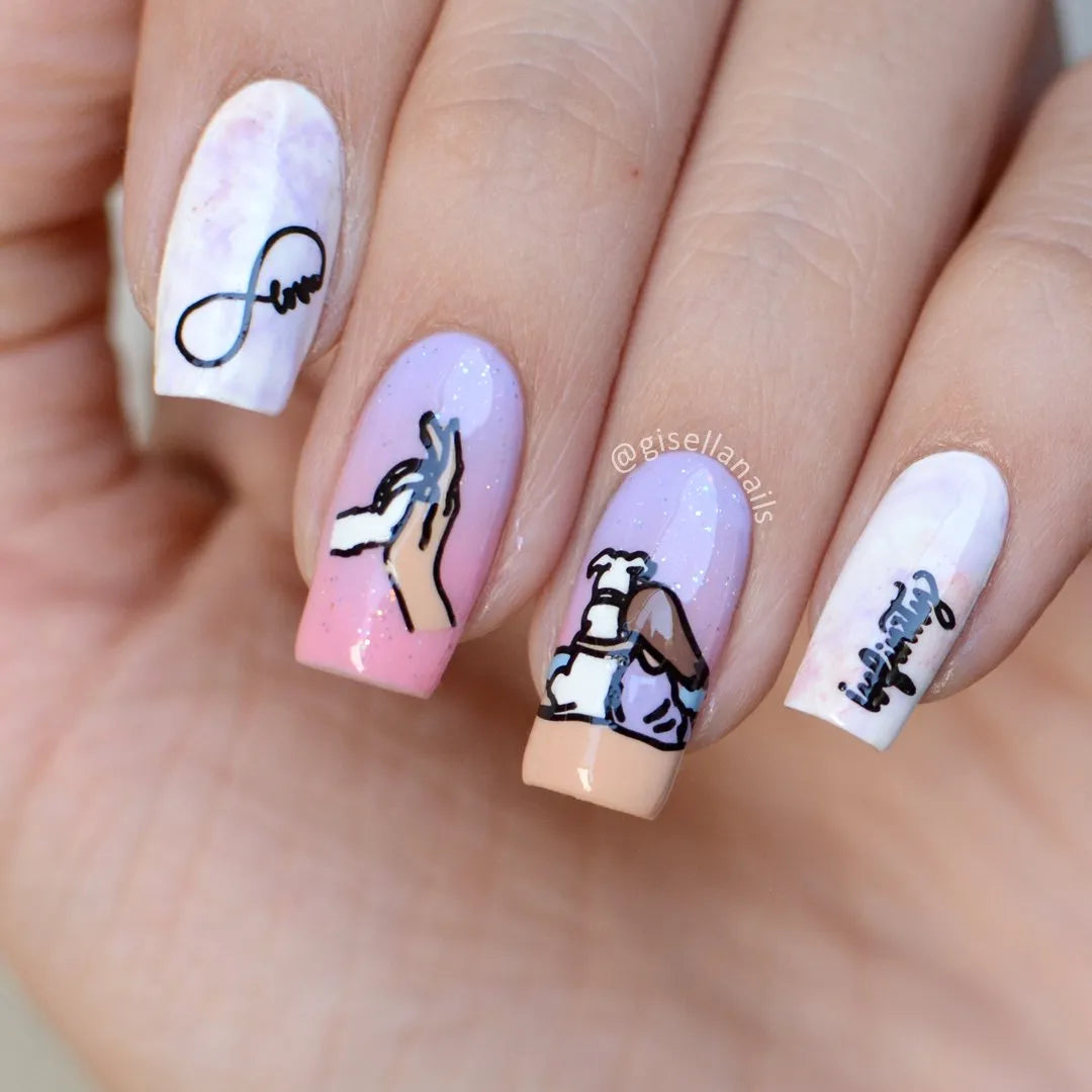 Placa de Stamping Gisella Nails #55