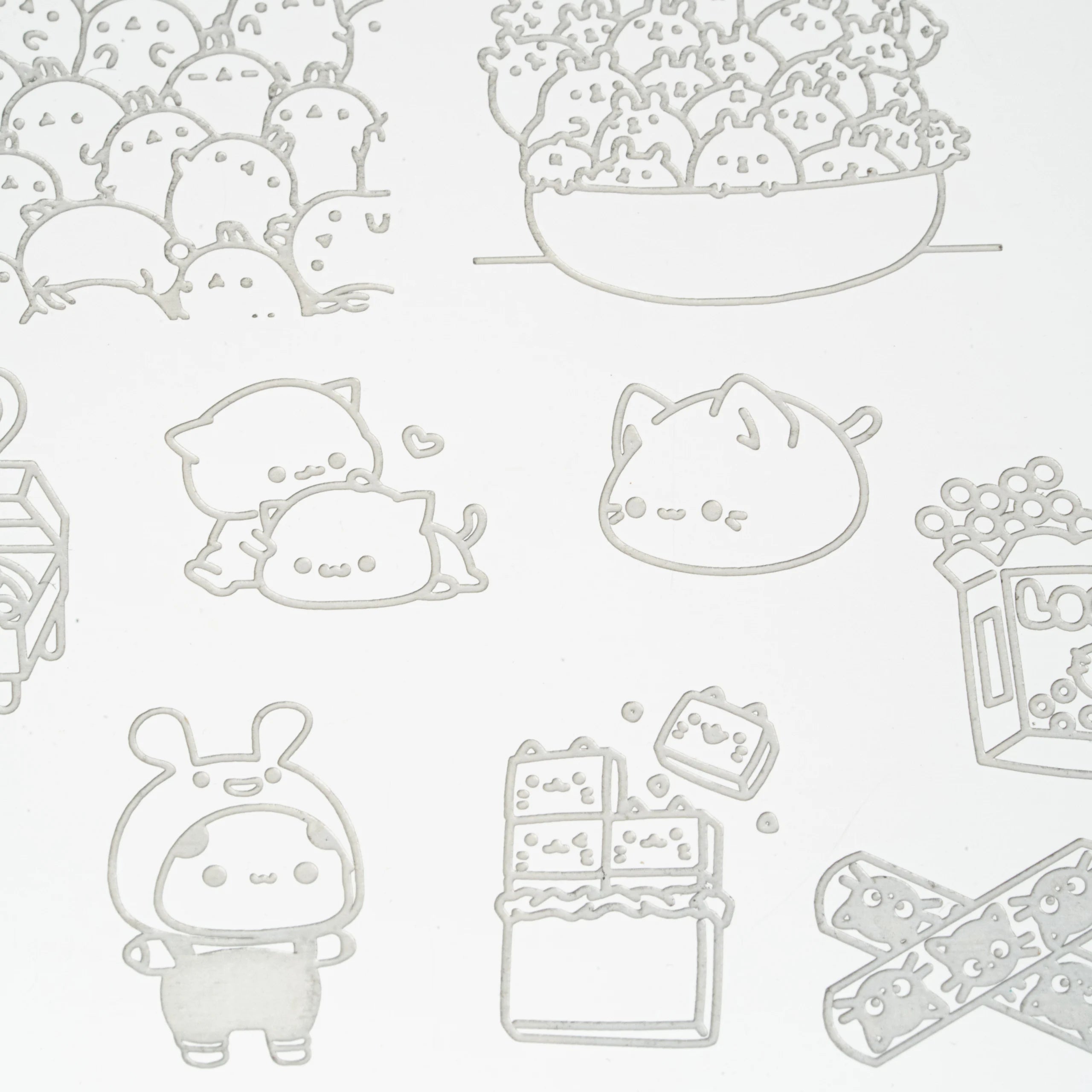 Placa de Stamping Kawaii #82