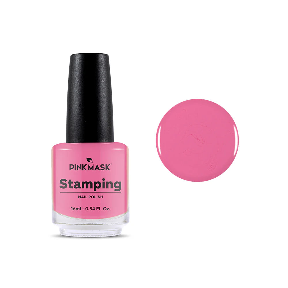 Esmalte Para Stamping Pink Mask - Rosa Malibu
