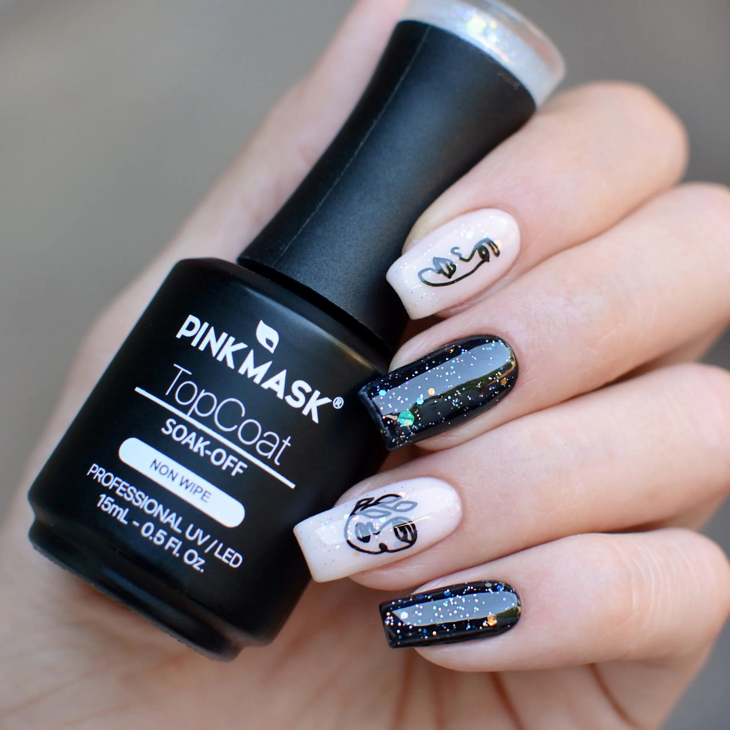 Gel Color - Glitter Top Coat #1