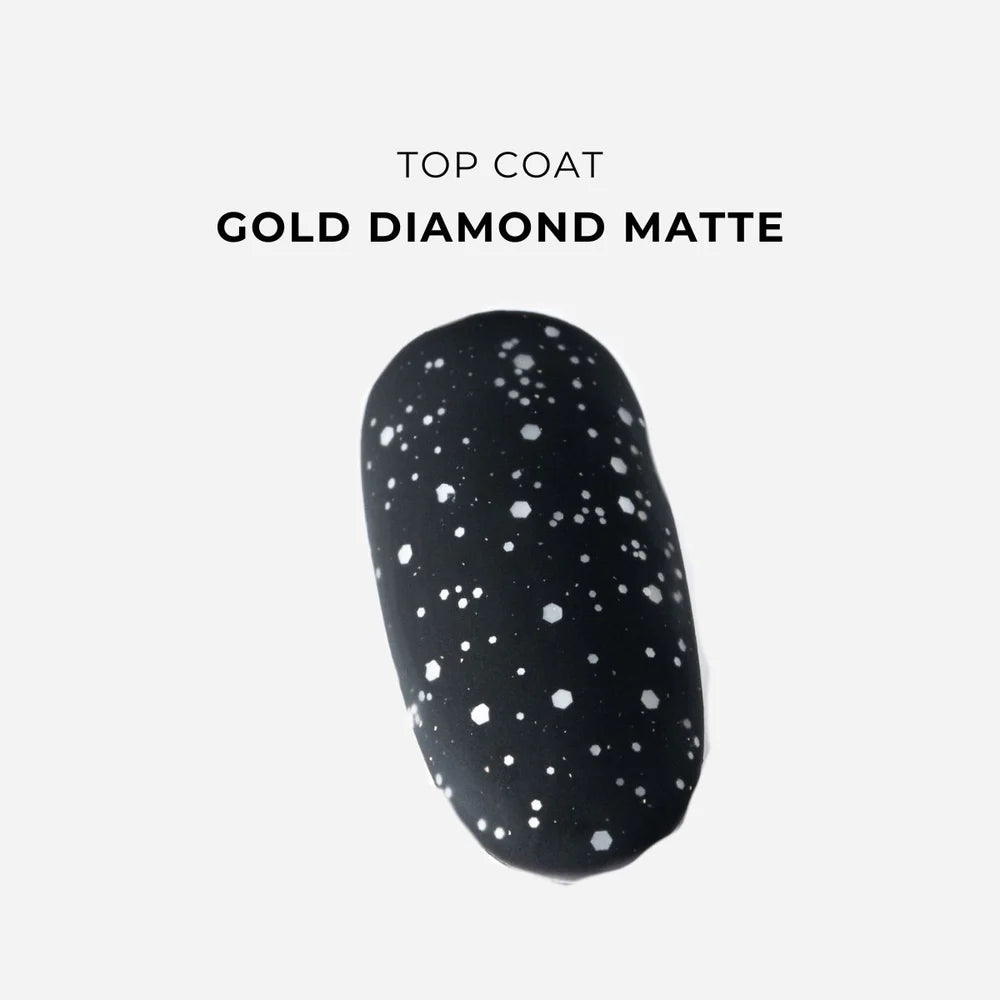 Gel Color - Top Gold Diamond Matte #4