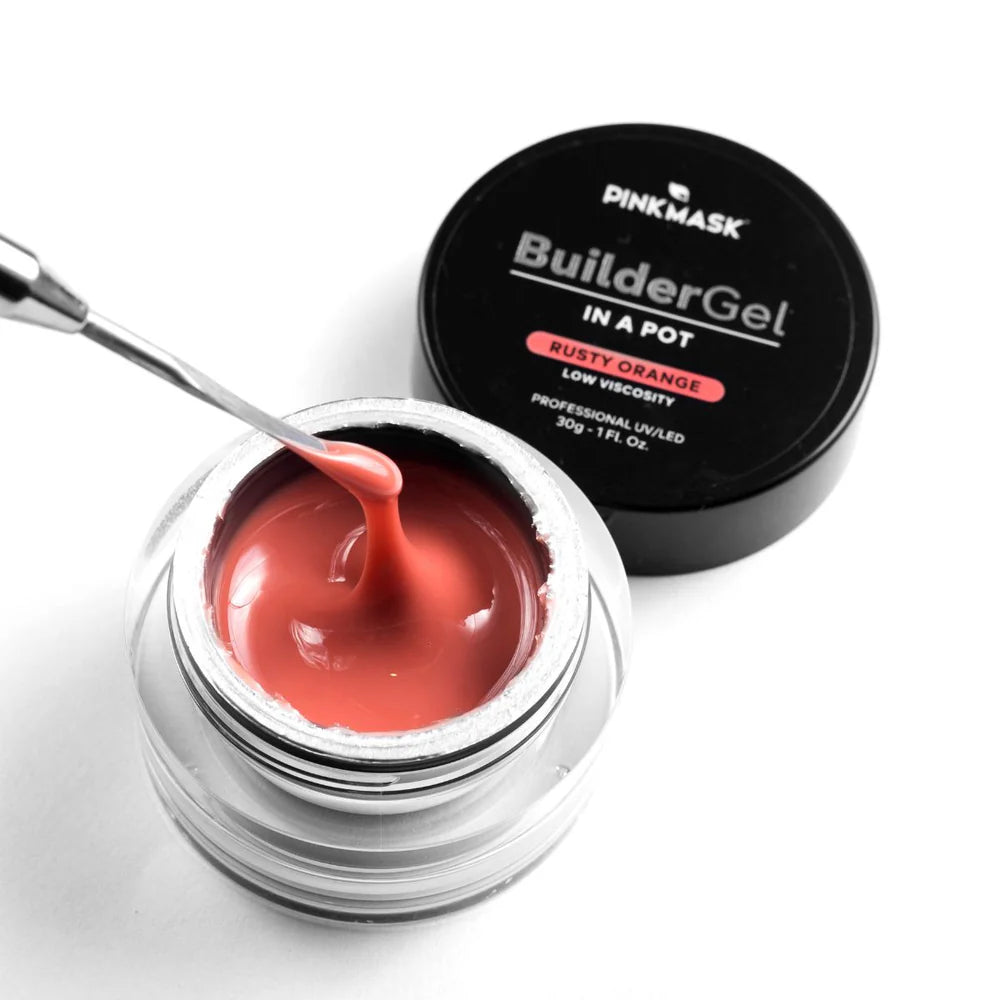 Builder Gel in a Pot - Rusty orange