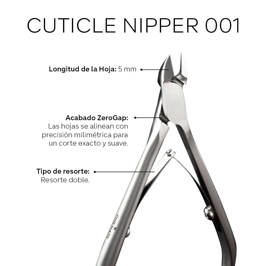 Pinzas para cutículas Pro Line de Mi tienda, de mandíbula media de 5 mm, herramienta para cuidado de uñas y cutículas.
