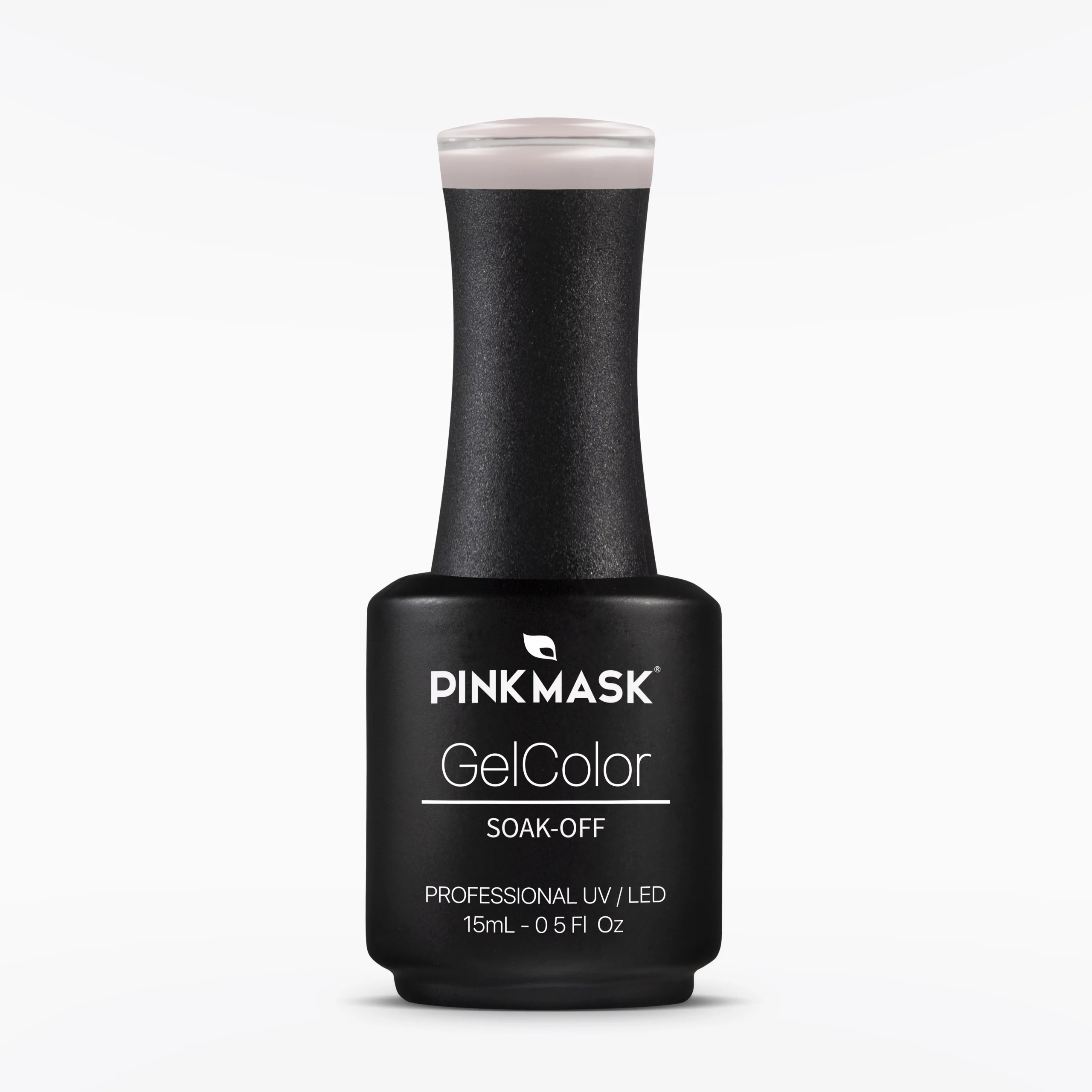 Gel de color Pinky Way de Mi tienda, frasco con gel rosado para uñas, en envase transparente y tapón blanco