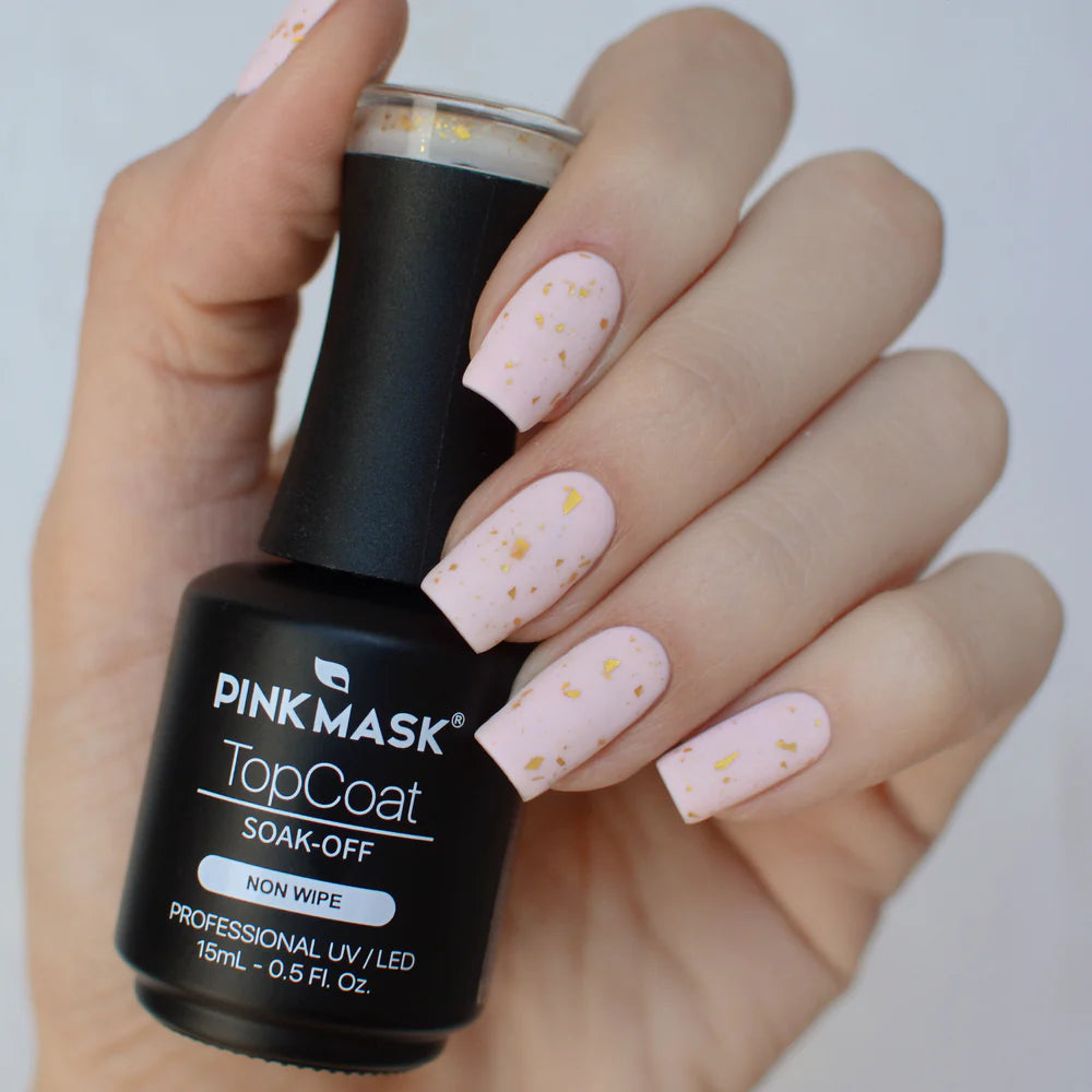 Gel Color - Top Gold Diamond Matte #1