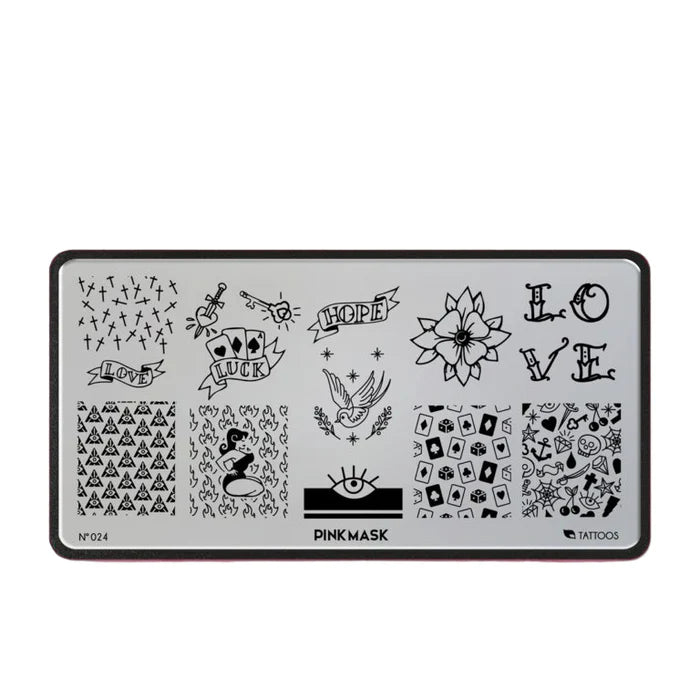 Placa de Stamping Tattoos #24