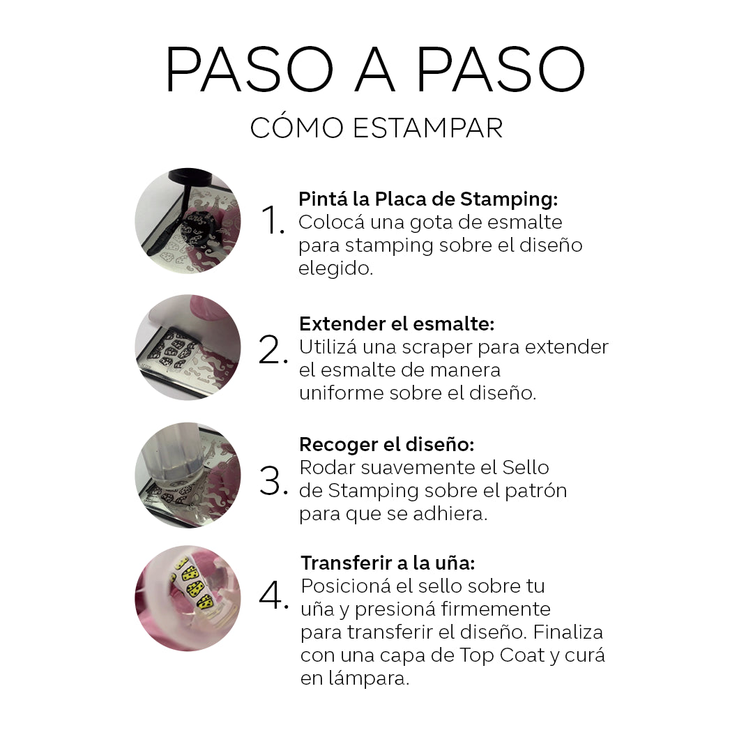 Esmalte Para Stamping Pink Mask - Plateado