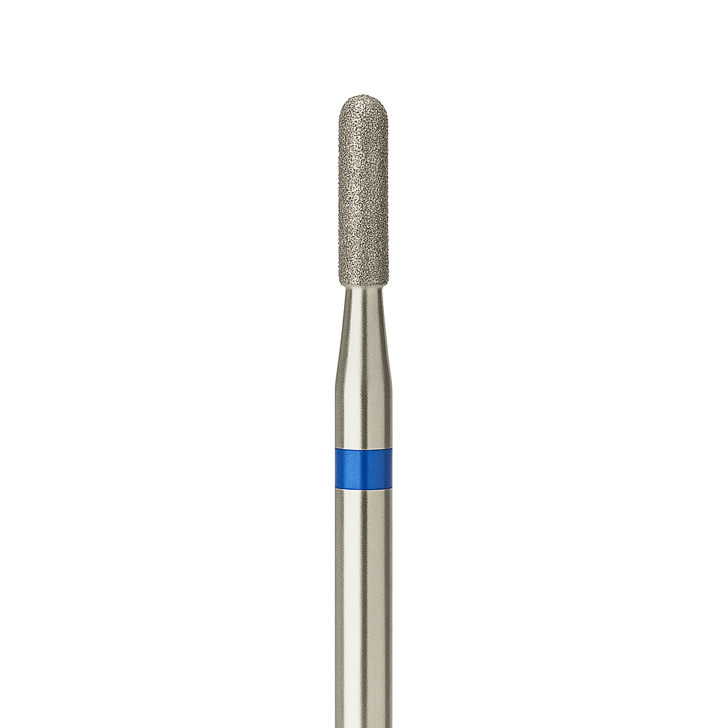 Diamond Bit - Rounded Cylinder - 2.3 mm - Blue